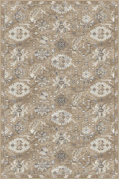 Kusový koberec vlněný Agnella Tempo Natural Lith tmavě béžový Rozměr: 133x195 cm