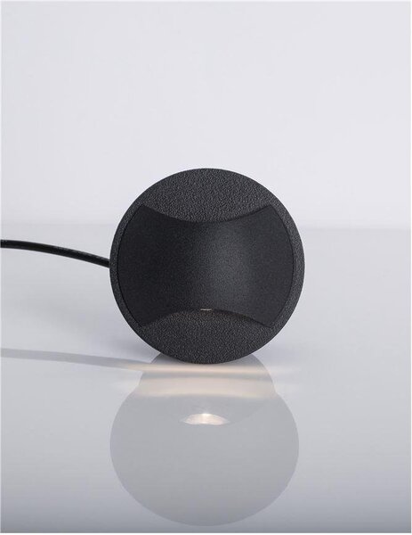 NV 9944142 Venkovní zapuštěné svítidlo do zdi JOYA černý hliník LED 3W 3000K 100-240V 19st. IP65 - NOVA LUCE