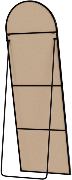 Zrcadlo Moline 150x50 cm - černé matné