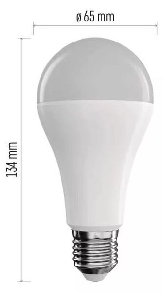 EMOS GoSmart CCT+RGB LED žárovka stmívatelná 14W E27 Zigbee ZQZ516R