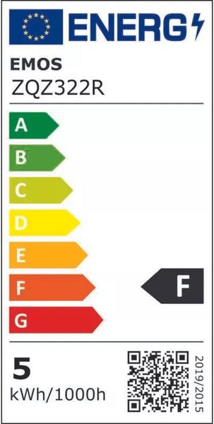 EMOS GoSmart CCT+RGB LED žárovka stmívatelná 4,8W E14 Zigbee ZQZ322R