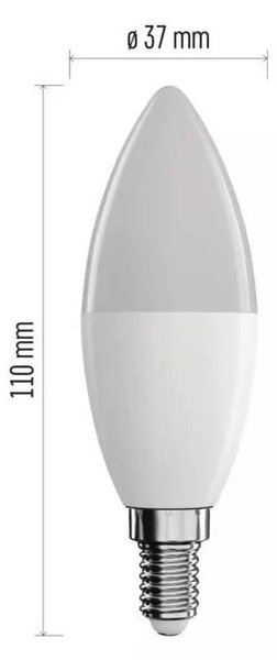 EMOS GoSmart CCT+RGB LED žárovka stmívatelná 4,8W E14 Zigbee ZQZ322R