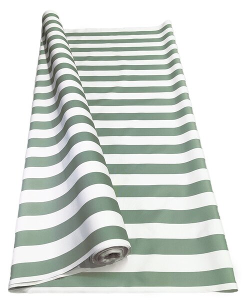 Venkovní látka Pergola (Oxford), 200 g/m², šíře 160 cm, bílo-šedé proužky 5 cm