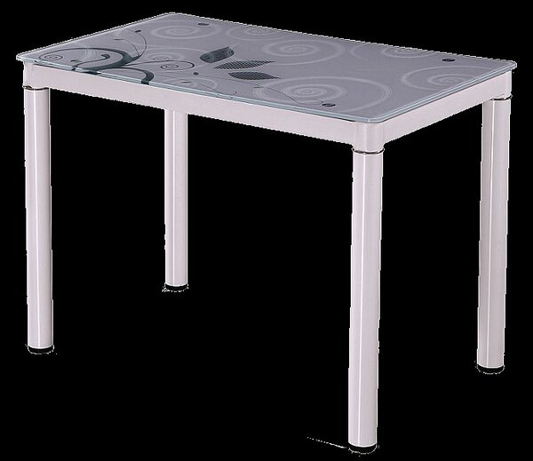 SIG Jídelní stůl DAMAR bílý 80x60x75