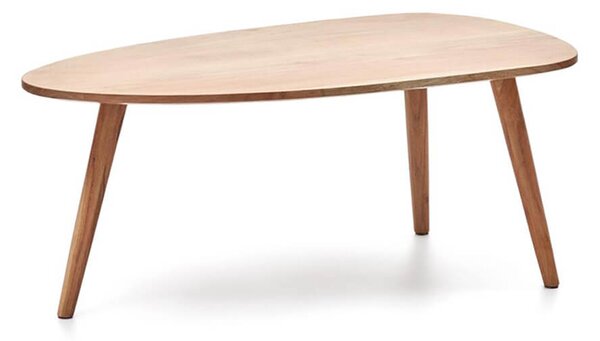MUZZA Konferenční stolek anaule Ø 110 x 60 cm přírodní