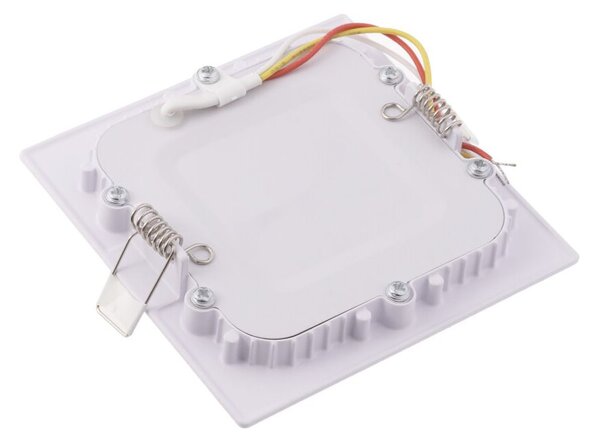 T-LED Bílý vestavný LED panel hranatý 120 x 120mm 6W 24V CCT 102204
