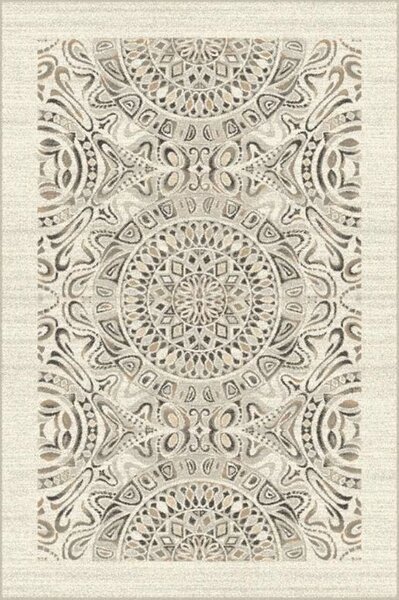 Kusový koberec vlněný Agnella Tempo Natural Tula světle šedý béžový Rozměr: 133x195 cm
