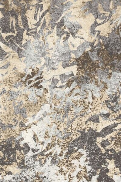 Kusový koberec vlněný Agnella Tempo Natural Retak šedý béžový Rozměr: 100x180 cm