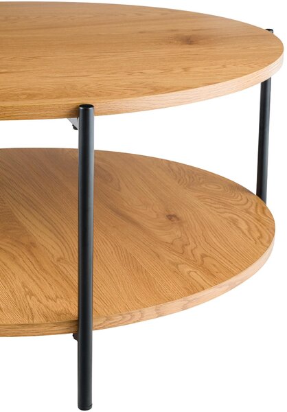 Konferenční stolek Edduma 80 cm - natura