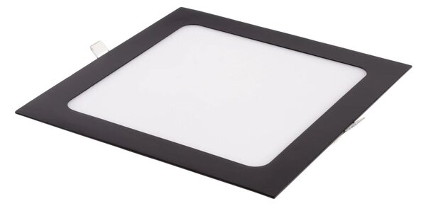 T-LED Černý vestavný LED panel hranatý 225 x 225mm 18W 24V CCT 102214