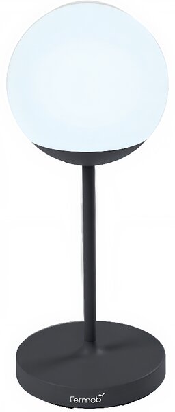 Antracitová venkovní LED lampa Fermob MOOON! 63 cm