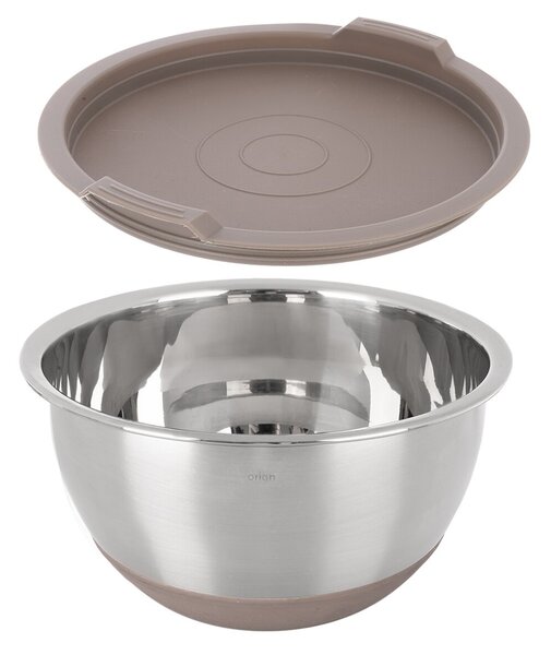 Miska s víčkem BEIGE pr. 15,7 cm