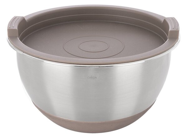 Miska s víčkem BEIGE pr. 15,7 cm