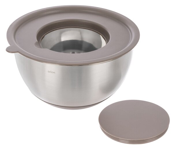 Šlehací mísa s víkem BEIGE pr. 21,7 cm