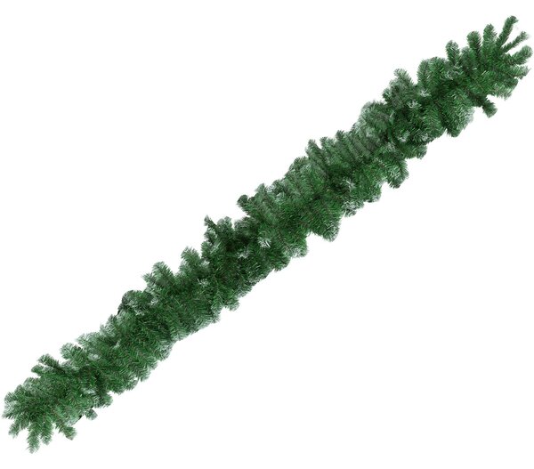 Tectake Vánoční girlanda s bílými konečky - zelená