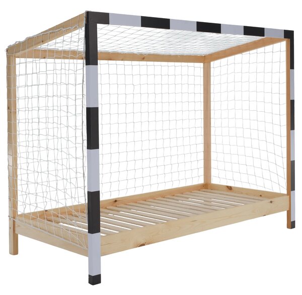 FUTAL POSTEL DREVENA 90X200 BIELA+CIER+PRIR B12171