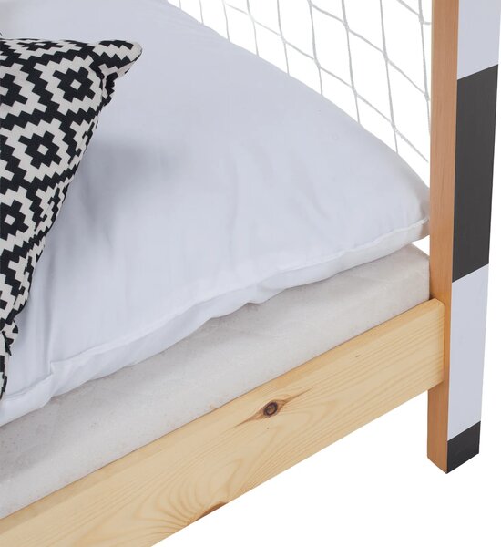 FUTAL POSTEL DREVENA 90X200 BIELA+CIER+PRIR B12171