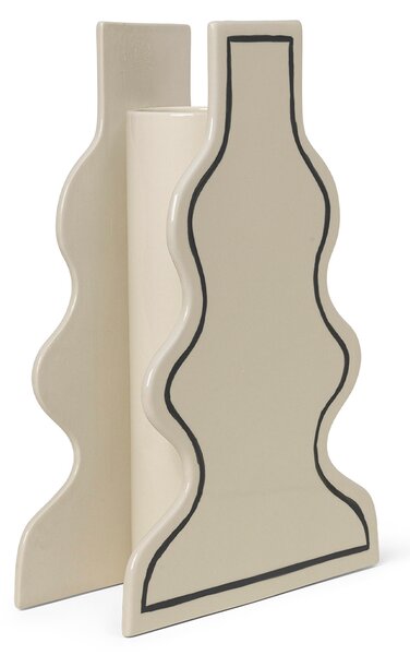 Ferm Living designové vázy Paste Vase - Curvy