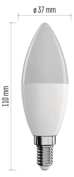 EMOS Chytrá LED žárovka GoSmart E14 4,8W 230V Wi-Fi RGB stmívatelná
