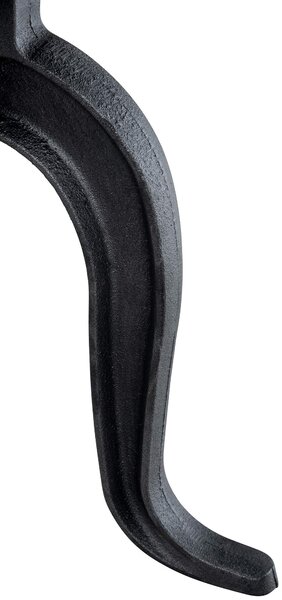 Kovový barový stůl Marcos v industriálním stylu - v46-66 x Ø50 cm - Stříbrná antik