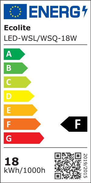Ecolite Stříbrný vestavný LED panel kulatý 225mm 18W Barva světla: Teplá bílá LED-WSL-18W/27/CHR