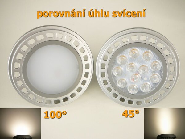 T-LED LED žárovka GU10 AR111 15W Barva světla: Denní bílá 035432