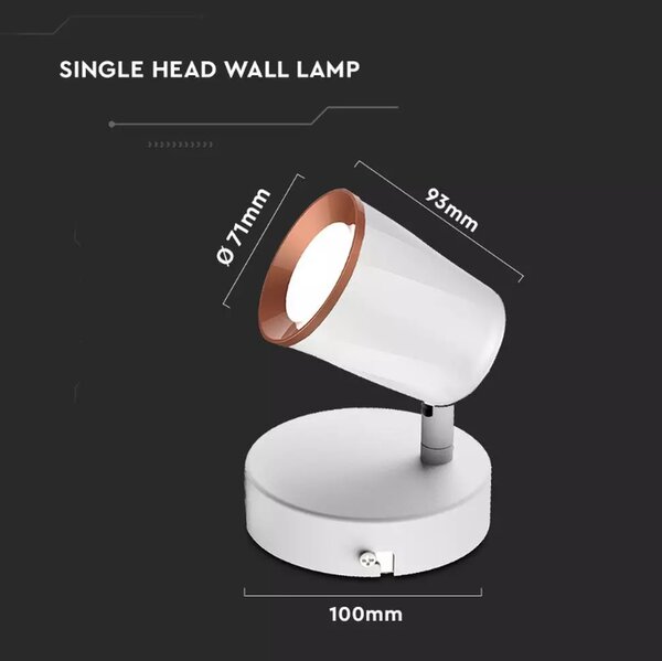LED Solution Bílé LED bodové svítidlo 5W Barva světla: Denní bílá 218252