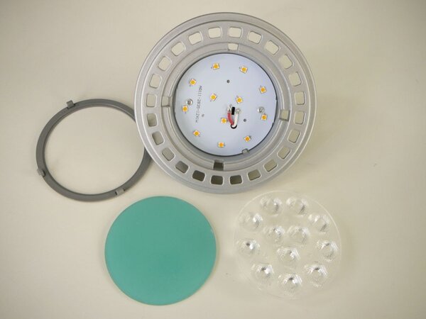 T-LED LED žárovka GU10 AR111 15W Barva světla: Denní bílá 035432