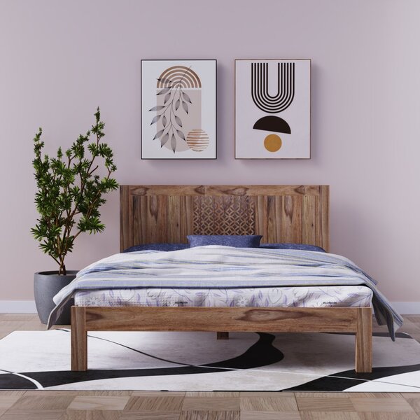Postel Mira 160x200 z indického masivu palisandr