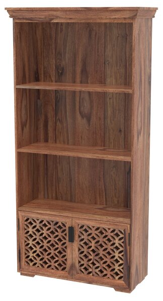 Knihovna 90x180x35 Mira z indického masivu palisandr