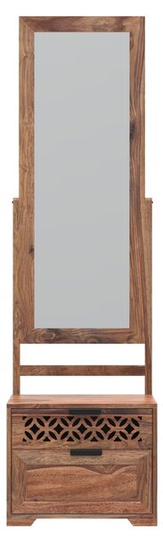 Toaletní stolek se zrcadlem Mira 50x175x40 z indického masivu palisandr