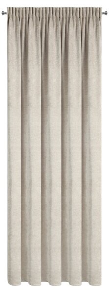 ZATEMŇOVACÍ ZÁVĚS NA PÁSCE NESKA 140X270 CM SVĚTLEBÉŽOVÁ