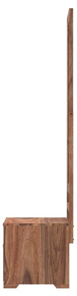 Toaletní stolek se zrcadlem Mira 50x175x40 z indického masivu palisandr