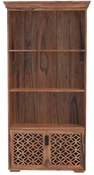 Knihovna 90x180x35 Mira z indického masivu palisandr