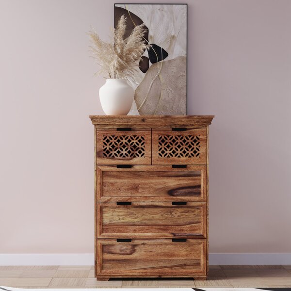 Komoda Mira 90x120x45 z indického masivu palisandr