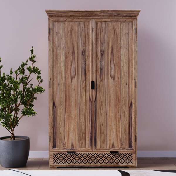 Skříň Mira 120x200x60 z indického masivu palisandr