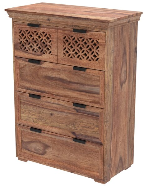 Komoda Mira 90x120x45 z indického masivu palisandr