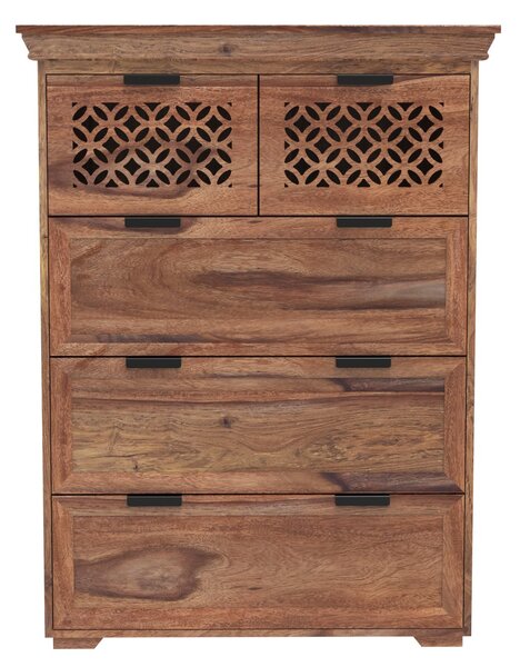 Komoda Mira 90x120x45 z indického masivu palisandr