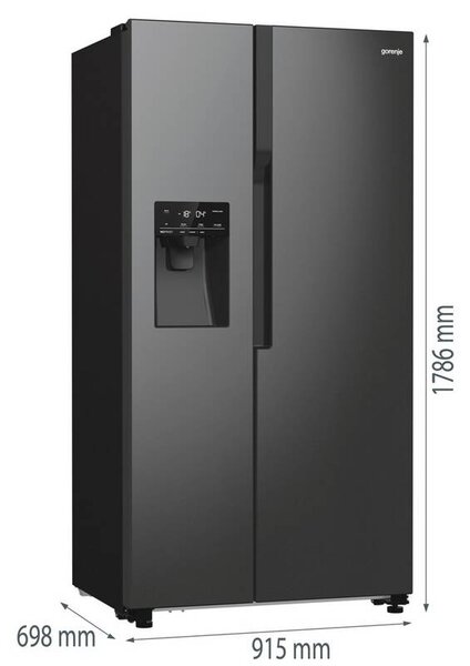 Americká lednice Gorenje NRR9185ESBXL + záruka 15 let na kompresor