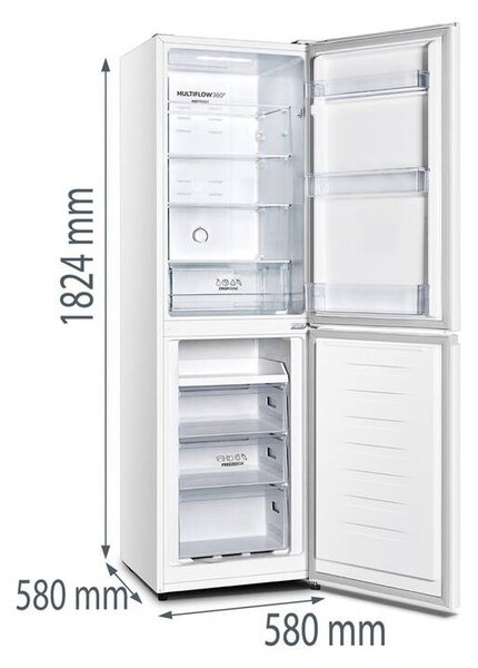 Lednice GORENJE NRK418DCW4 + 15 let záruka na kompresor po registraci