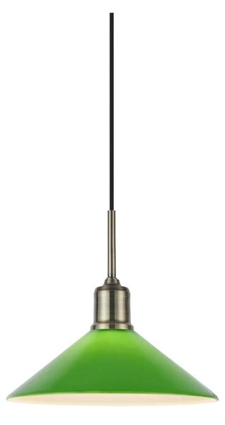 Markslöjd 108868 - Lustr na lanku VELA 1xE27/40W/230V mosaz/zelená