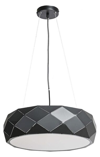 Lustr na lanku REUS 3xE27/40W/230V pr. 47 cm černá