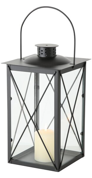 Kovová lucerna na svíčku FAROL, 30 cm