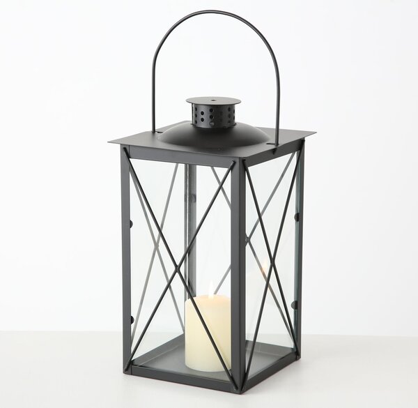 Kovová lucerna na svíčku FAROL, 30 cm