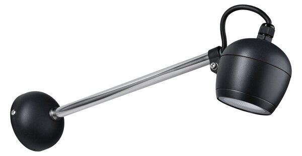 P 94778 Venkovní nástěnné svítidlo Kikolo IP65 90mm 3000K 8W 230V 60° antracit hliník/umělá hmota - PAULMANN