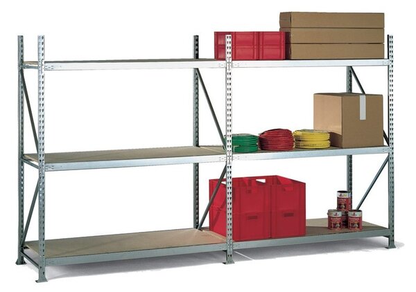 Policový regál, nosnost 500 kg, 2500 x 2600 x 800 mm, základní