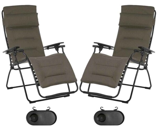 Lafuma FUTURA AirComfort hnědá Taupe set 2 ks