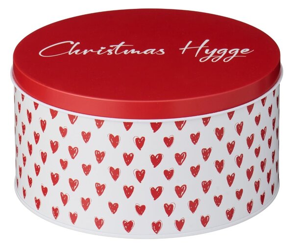 Kulatá plechová dóza Christmas Hygge