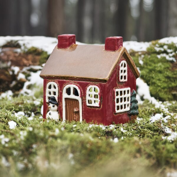 Lucerna domeček Snowman