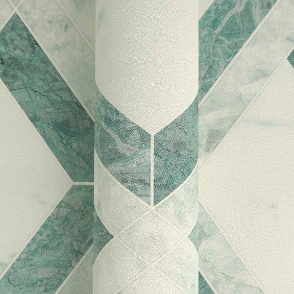 A.S. Création | Vliesová tapeta na zeď Versace 6 79133-2 | 0,53 x 10,05 m | krémová, zelená, vining ivy